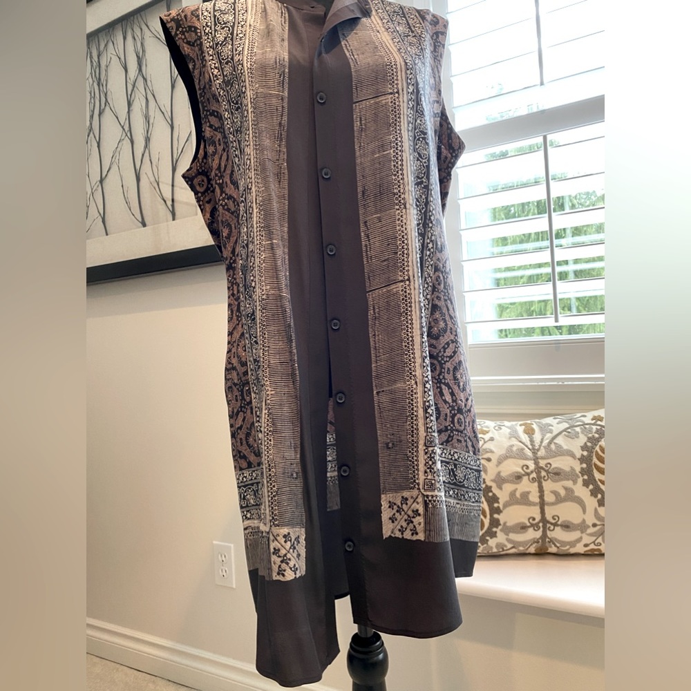 Silk AllSaints button up dress